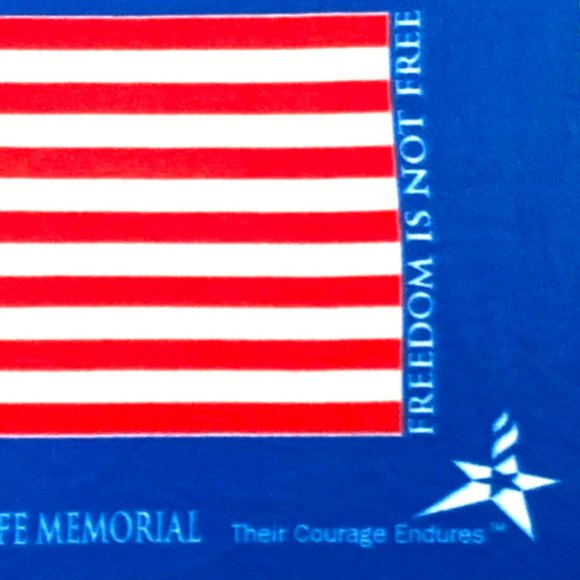 American Flag, Veterans Disabled for Life Memorial, Fleece, Throw Blanket, USA - Picture 9 of 15